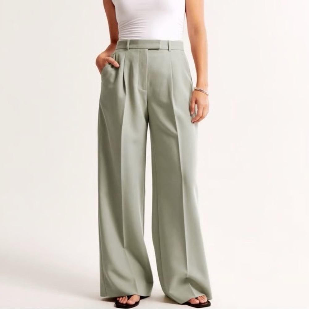Final price ✨NWOT Abercrombie &fitch harper tailored pants - Picture 2 of 6